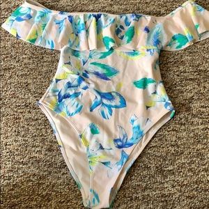 Forever 21 floral one piece size S